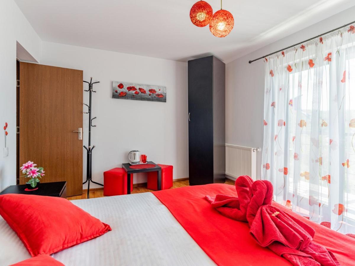 Casuta Cu Trandafiri Hotel Slănic Buitenkant foto